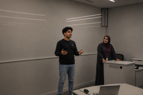 Public speaking class at nit Dubai